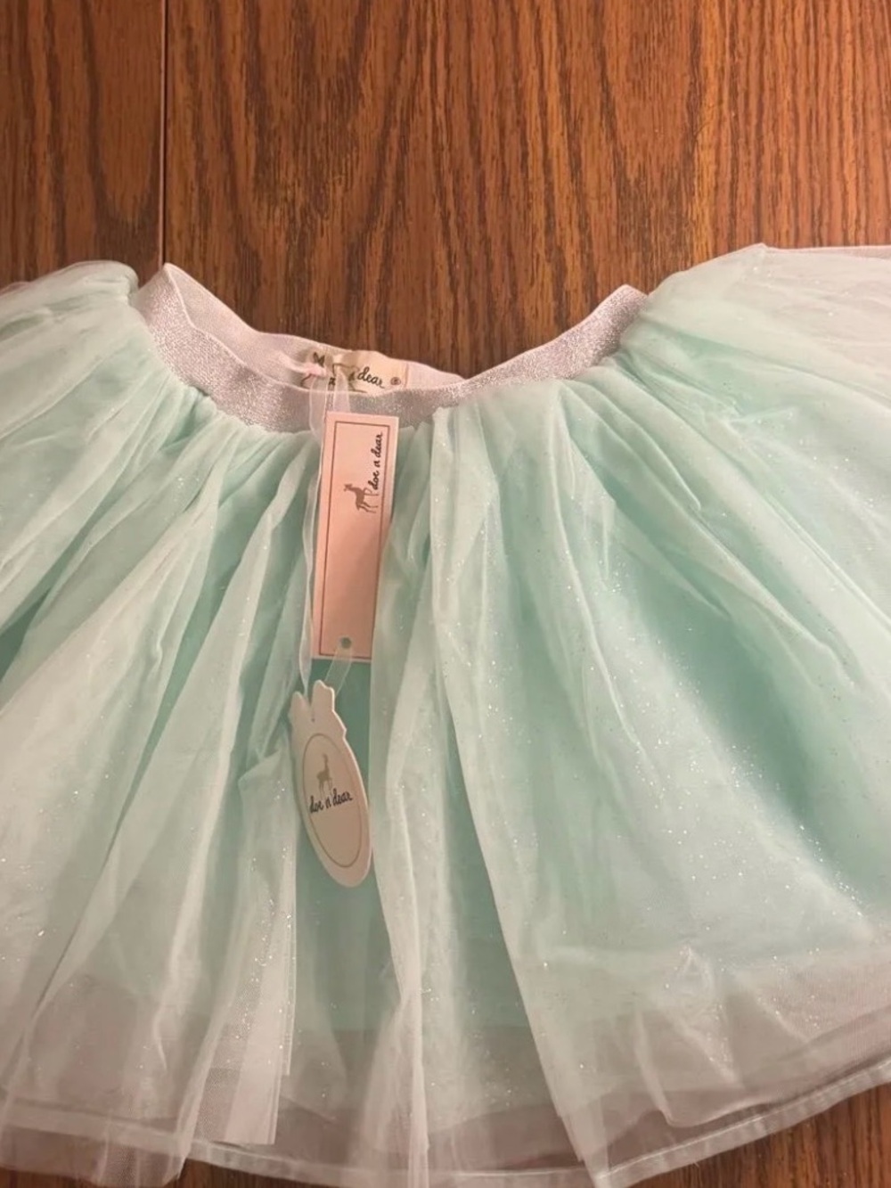 doe a dear Classic Glitter Tutu Skirt NWT Size 6